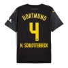 Borussia Dortmund Nico Schlotterbeck #4 Auswärtstrikot 2024-25 Kurzarm